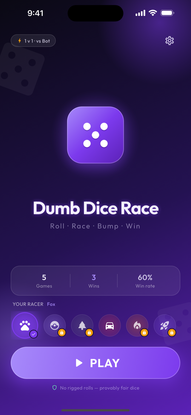 Dumb Dice Race screenshot 1