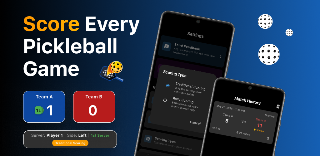 Pickleball Pro Scorekeeper
